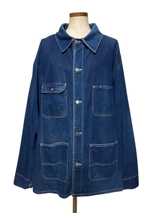Pointer Other - Vintage Pointer Denim Chore Coat Barn Jacket 4X 5X USA Workwear Streetwear